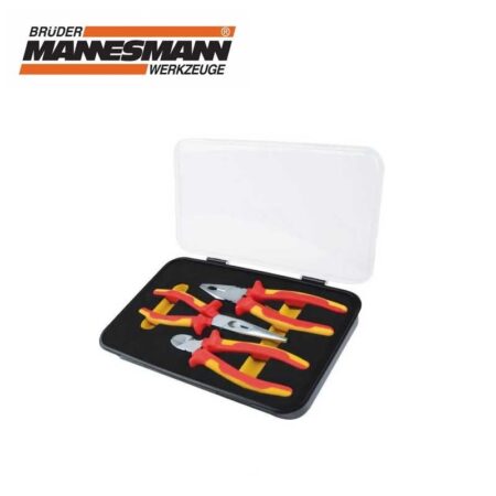 Комплект електричарски клещи 3 броя VDE / MANNESMANN 11220 / 2
