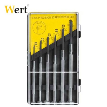 Комплект фини отверки, 6 броя / WERT 2251 / 1