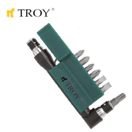 Комплект Г-образна ръкохватка с накрайници / TROY 22290 / 2