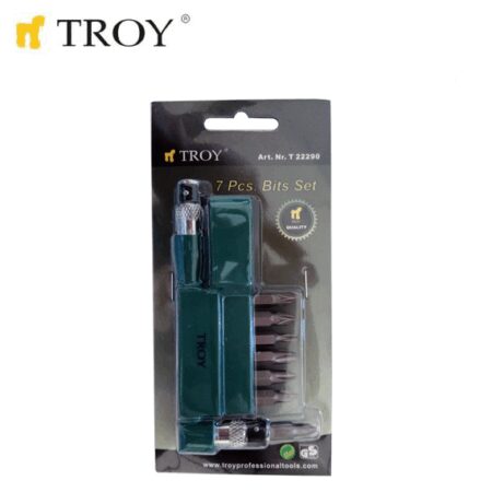 Комплект Г-образна ръкохватка с накрайници / TROY 22290 / 1