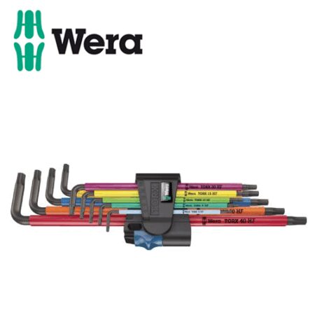 Комплект Г-образни ключове тип Торкс, 9 бр. / WERA 05024470001 / TX 8-40 1