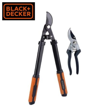 Комплект градинарски ножици Black + Decker 1