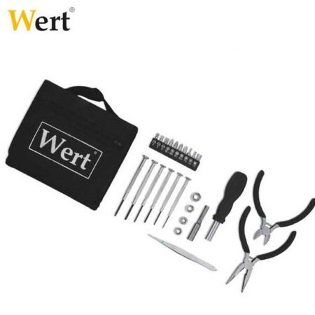 Комплект инструменти с клещи, мини, 25 части / Wert 2237 / 1