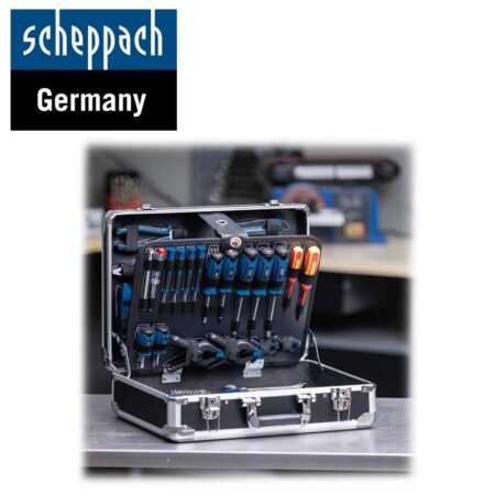 Комплект инструменти 141 части в алуминиев куфар, Scheppach TB200 / 5909310900 / 3