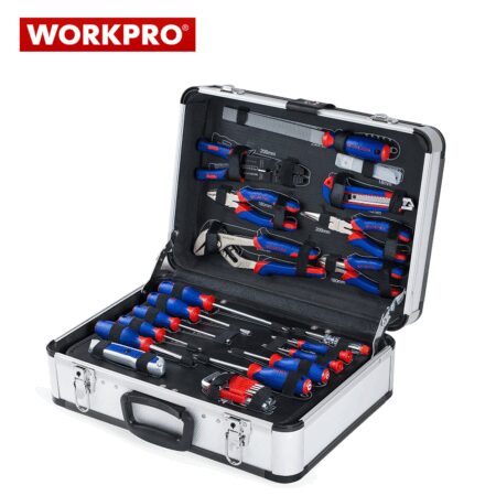 Комплект инструменти в алуминиев куфар 119 части / WORKPRO W009019 / 2