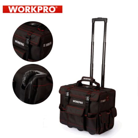 Комплект инструменти в чанта на колелца, 86 части + 90бр винтове / Workpro W009029 / 3