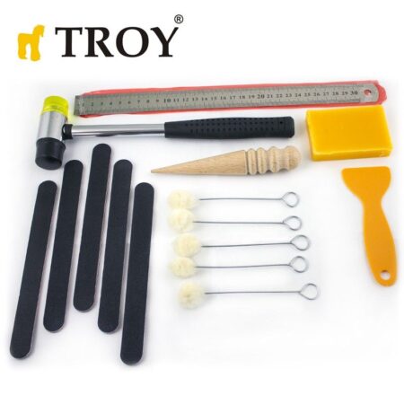Комплект инструменти за обработка на кожа 273 части / Troy 90018 / 8