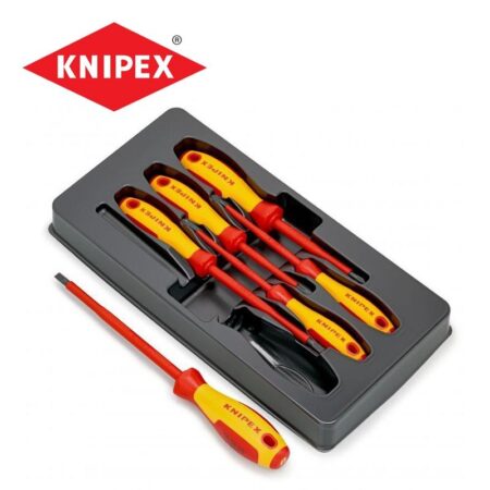 Комплект изолирани отвертки 6 части / KNIPEX 002012 V01 / S / PH 2