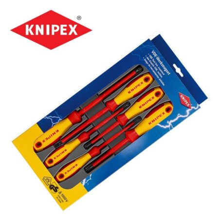 Комплект изолирани отвертки 6 части / KNIPEX 002012 V01 / S / PH 3