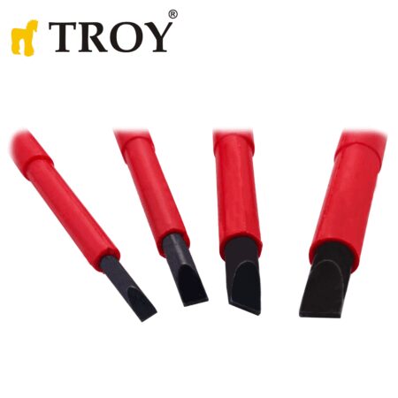 Комплект професионални клещи и изолирани отвертки, 11 части / Troy 22303 / 8