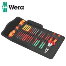 Комплект Kraftform Kompakt VDE изолирани инструменти - отвертки, накрайници и клещи / WERA 05006612001 / 17 части