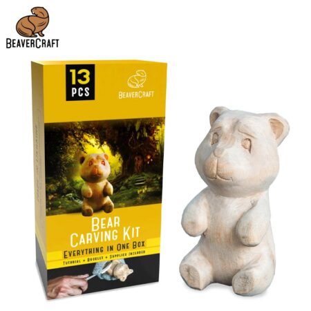 Комплект Mече - пълен комплект за начинаещи със заготовки, нож / BeaverCraft DIY05 / 3