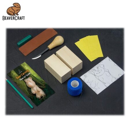 Комплект Mече - пълен комплект за начинаещи със заготовки, нож / BeaverCraft DIY05 / 1