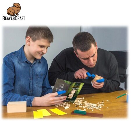 Комплект Mече - пълен комплект за начинаещи със заготовки, нож / BeaverCraft DIY05 / 5