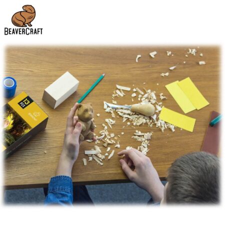 Комплект Mече - пълен комплект за начинаещи със заготовки, нож / BeaverCraft DIY05 / 7