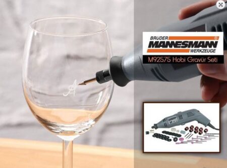 Комплект мини машинка за гравиране 50 части / Mannesmann 92575 / 4