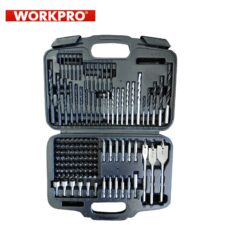 Комплект накрайници за отвертка (битове) и свредла 120 части / Workpro W124018 /