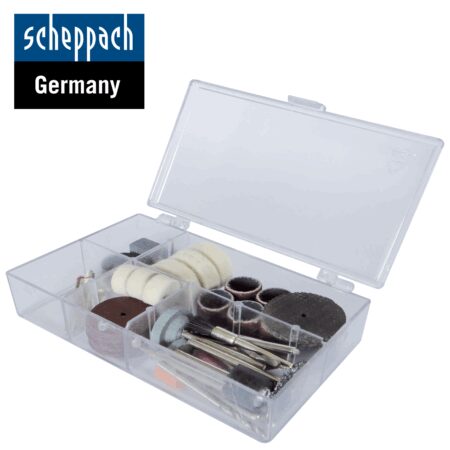 Комплект накрайници за гравиране и шлайфане 64 части / Scheppach 3901402701 / 1