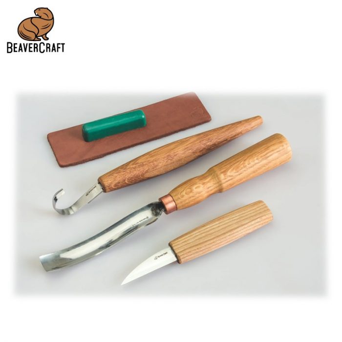 Комплект ножове за изработка на лъжици / BeaverCraft S47 / 3