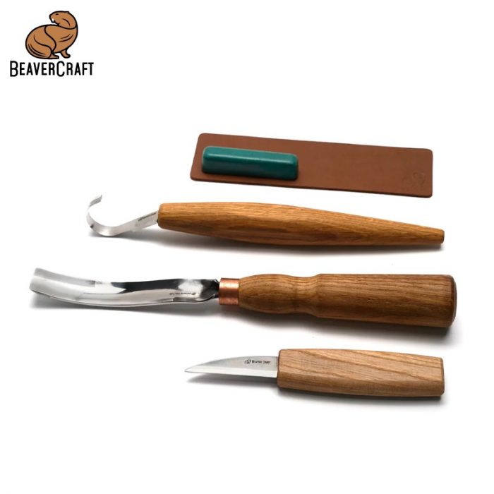 Комплект ножове за изработка на лъжици / BeaverCraft S47 / 1