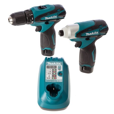 Комплект от 2 акумулаторни инструмента 10.8 V Li-Ion (2x1.3Ah Батерии) / MAKITA LCT204 / 5