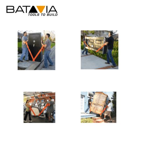 Комплект от 2 колана за повдигане и пренасяне на товари /BTV 7061833/ 5