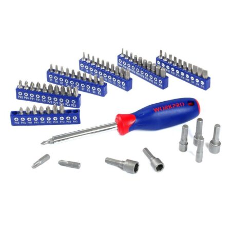 Комплект отвертки 100 части / Workpro W000806 / 3