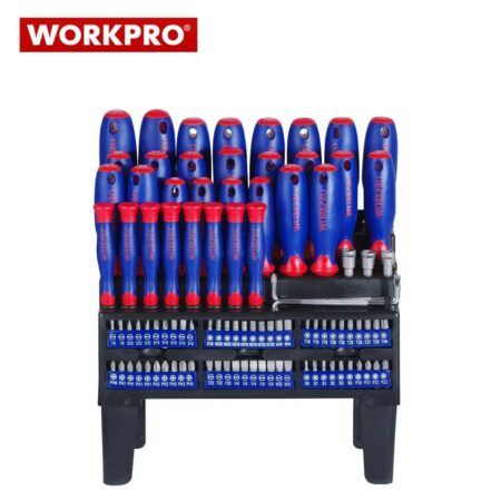 Комплект отвертки 100 части / Workpro W000806 / 1