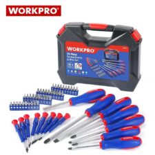 Комплект отвертки 56 части / Workpro W009013 /