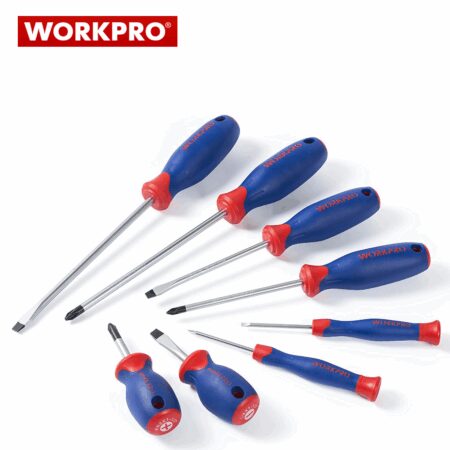 Комплект отвертки 8 части / Workpro W000833 / 2