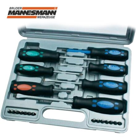 Комплект отвертки и битове 21 части / MANNESMANN 1190-21 / 1