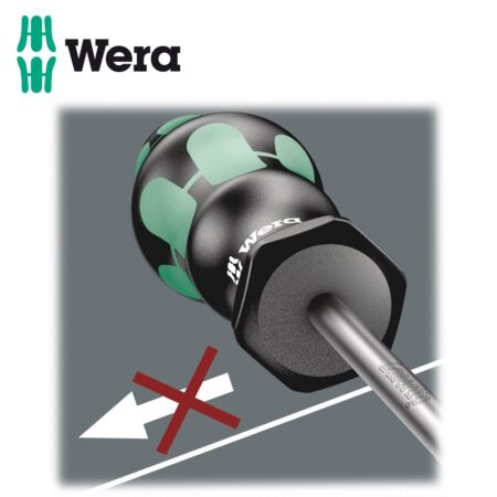 Комплект отвертки Kraftform Plus Lasertip прави и кръстати / WERA 05105650001 / 6 броя с поставка 7