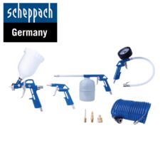 Комплект пневматични накрайници за компресори 5 части / Scheppach 7906100742 /