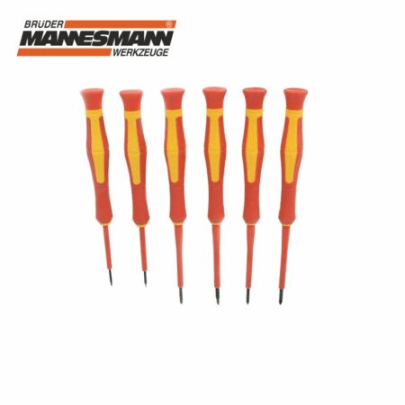 Комплект прецизни електричарски отвертки VDE 6 части. / Mannesmann 11218 / 1