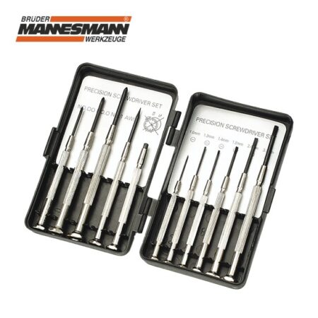 Комплект прецизни часовникарски отвертки 11 бр. / MANNESMANN 1155 / 1
