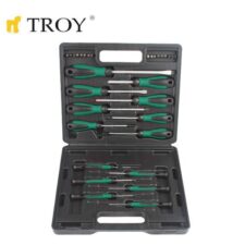 Комплект професионални отвертки, 32 части, Troy 22332