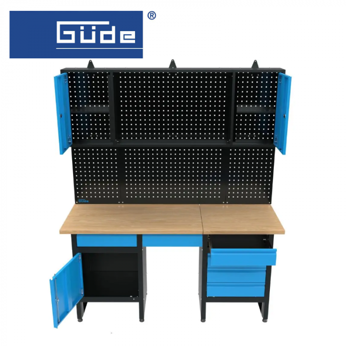 Комплект работна маса със стенен шкаф GUDE GW 6/1 XL / 40497 / 6