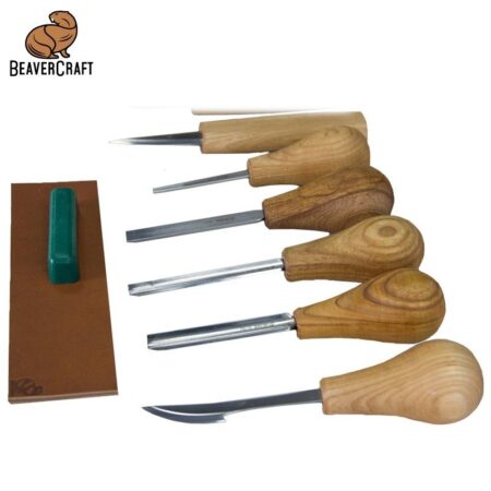 Комплект резбарски ножове 10 части / BeaverCraft S52 / 4