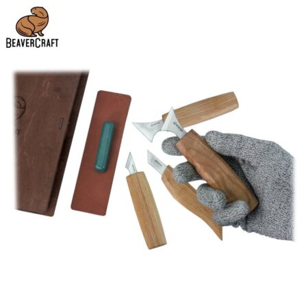 Комплект резбарски ножове в кутия за подарък - книга / BeaverCraft S05 book / 4