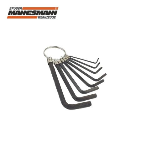 Комплект шестограми 8 бр., 1.5-6 мм / MANNESMANN 180-08 WS / 1