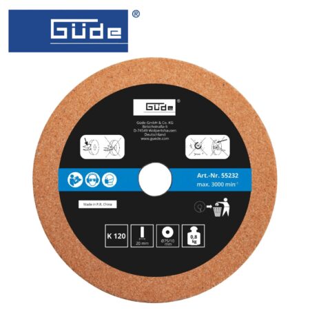 Комплект шлифовъчни дискове 75х10х20мм К 120/400 / GUDE 55232 / 2