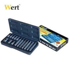 Комплект специални накрайници тип торкс, 15 броя  / WERT 2243 /