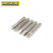 Комплект стругарски ножове за метал 5 части / PROXXON 24550 / 10 x 10 x 80 мм
