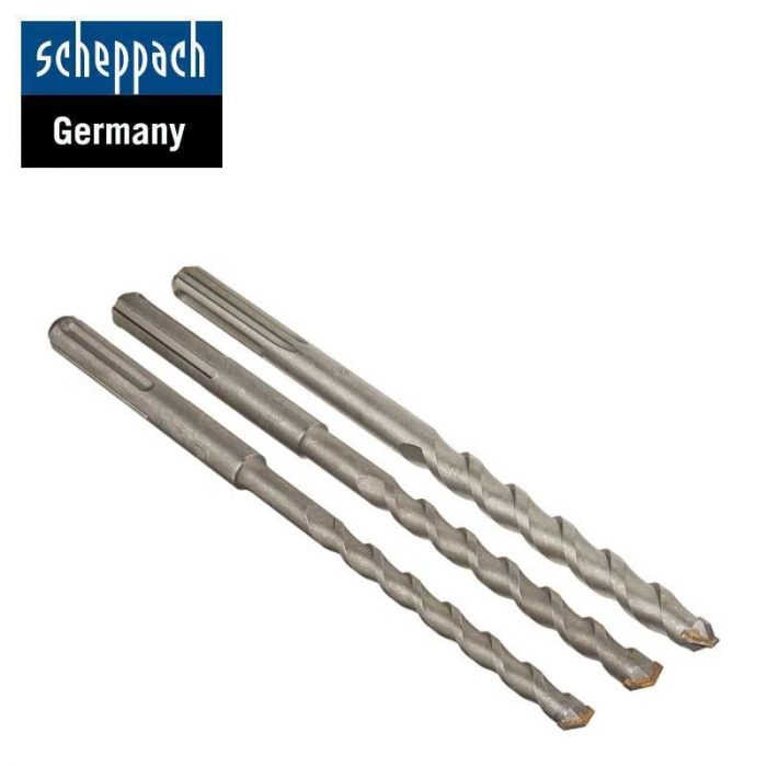 Комплект свредла SDS-Max, Ф 16/18/20 мм Scheppach 1