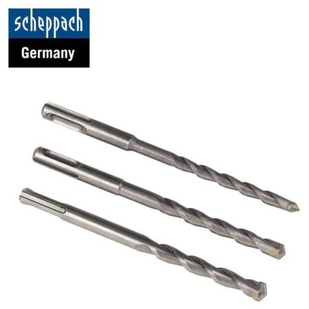 Комплект свредла SDS-Plus 8/10/12 мм / Scheppach 7907900004 / 1