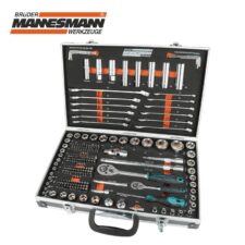 Комплект тресчотки с вложки и ключове - 232 части / Mannesmann 98432 /