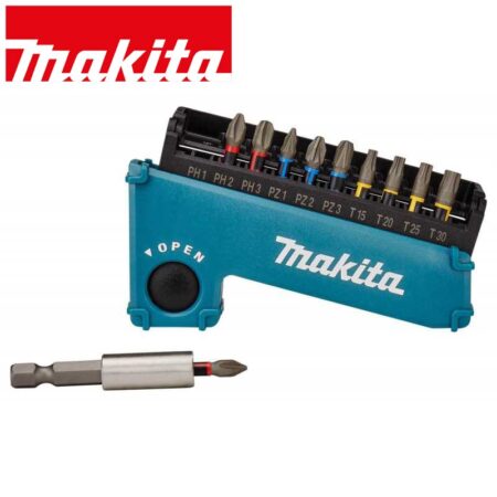 Комплект ударни битове 1/4“ шестостенни опашки / Торсионни битове / Makita E-03567 / 11 бр. 3