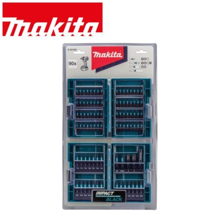 Комплект ударни битове и вложки / Makita E-03109 / 90 бр. 6