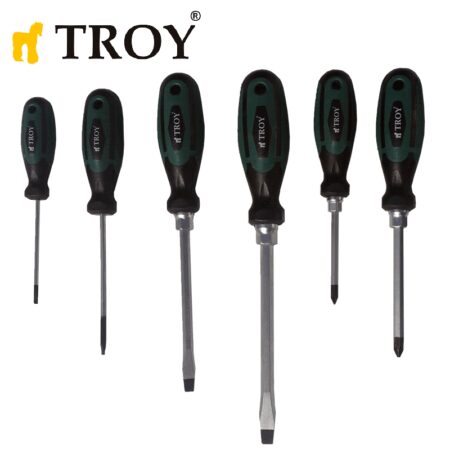 Комплект усилени отвертки / TROY 22304 / 2