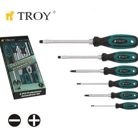 Комплект усилени отвертки / TROY 22304 / 1